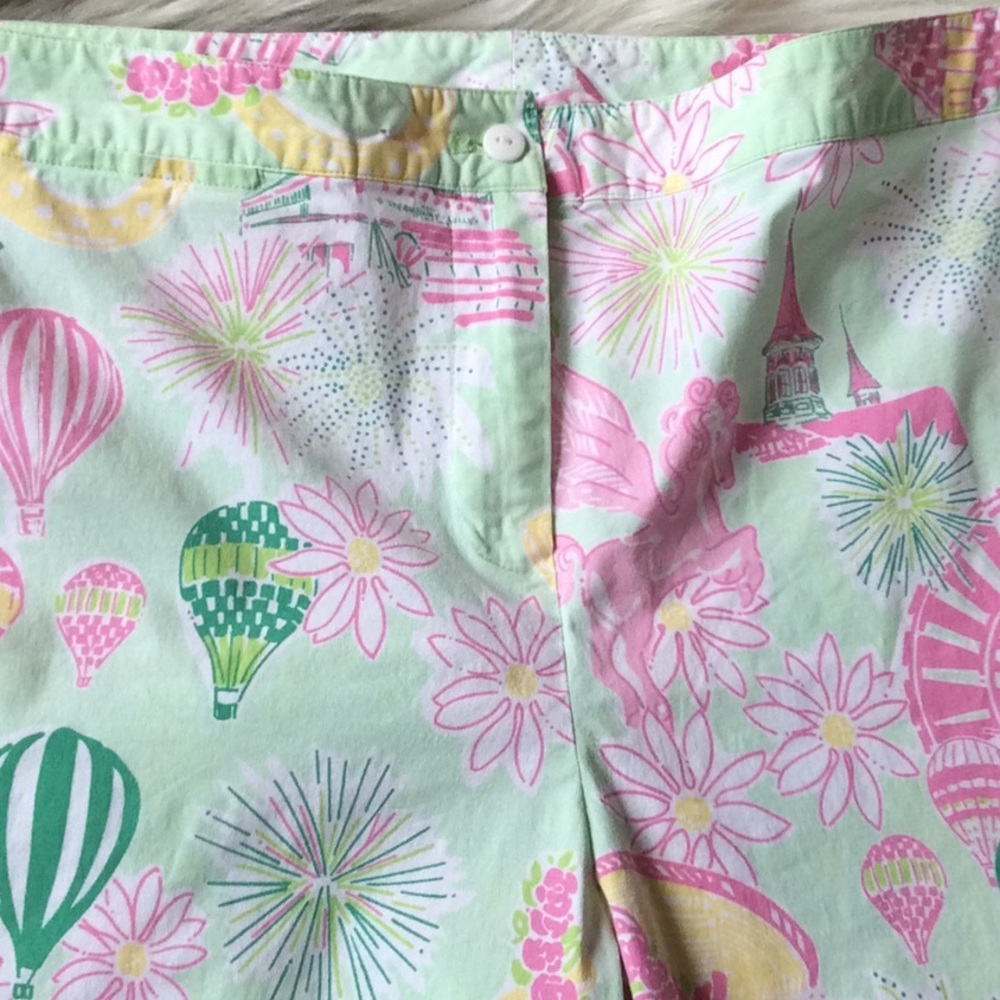 Lilly Pulitzer Derby Days pattern Pant Size 12